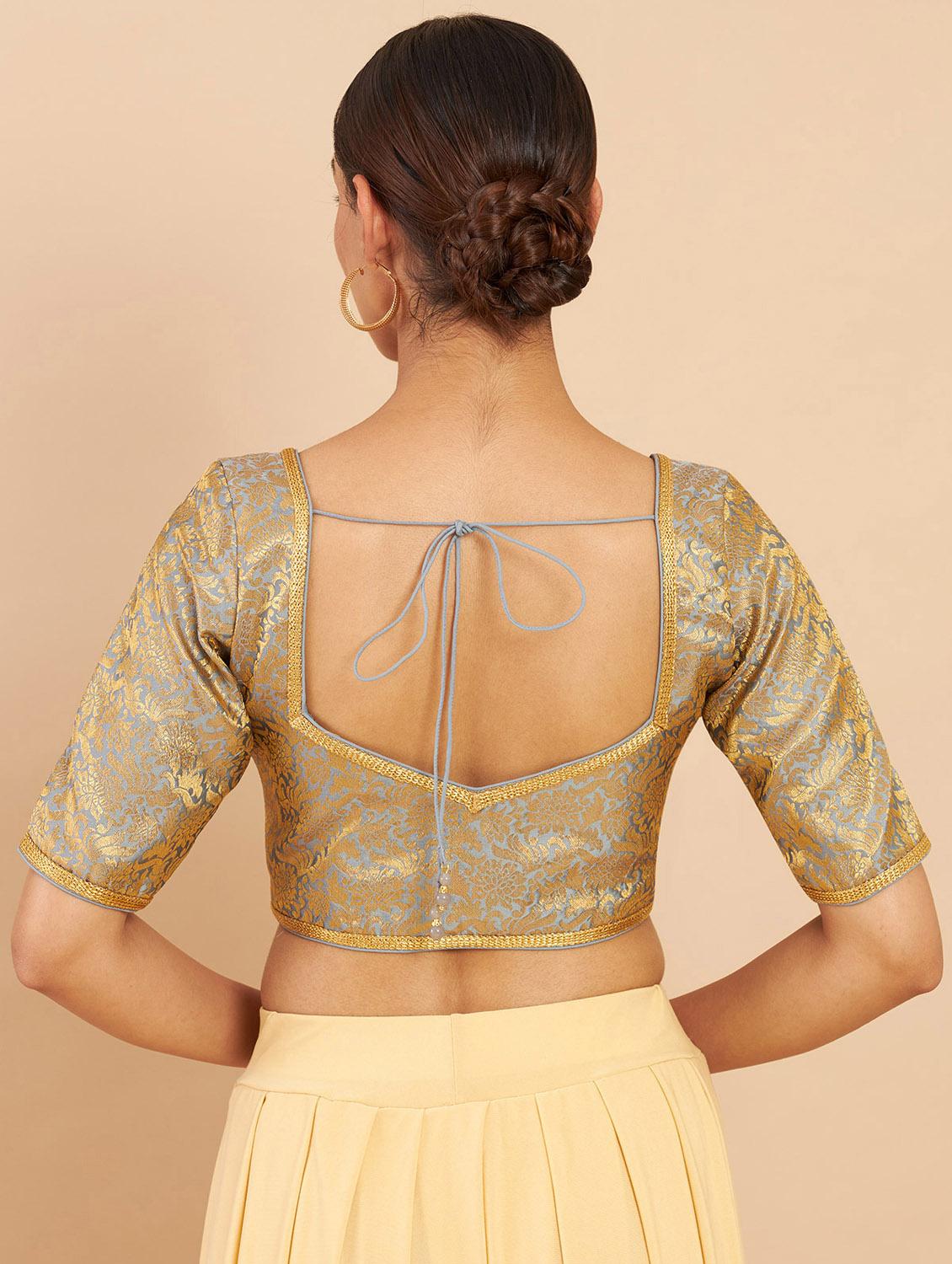 round neck regular blouse - 19658759 - Standard Image - 2