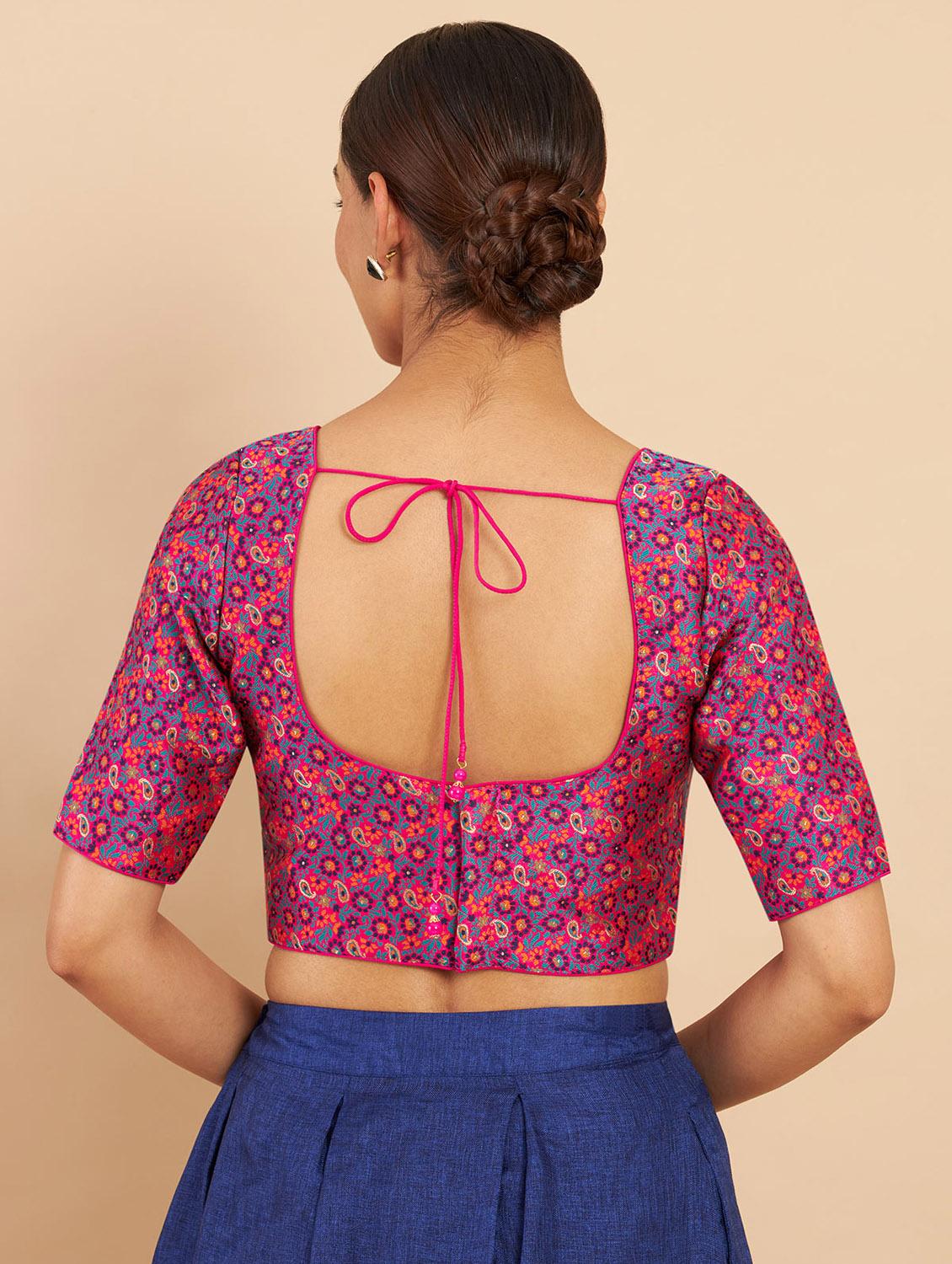 round neck regular blouse - 19658762 - Standard Image - 2