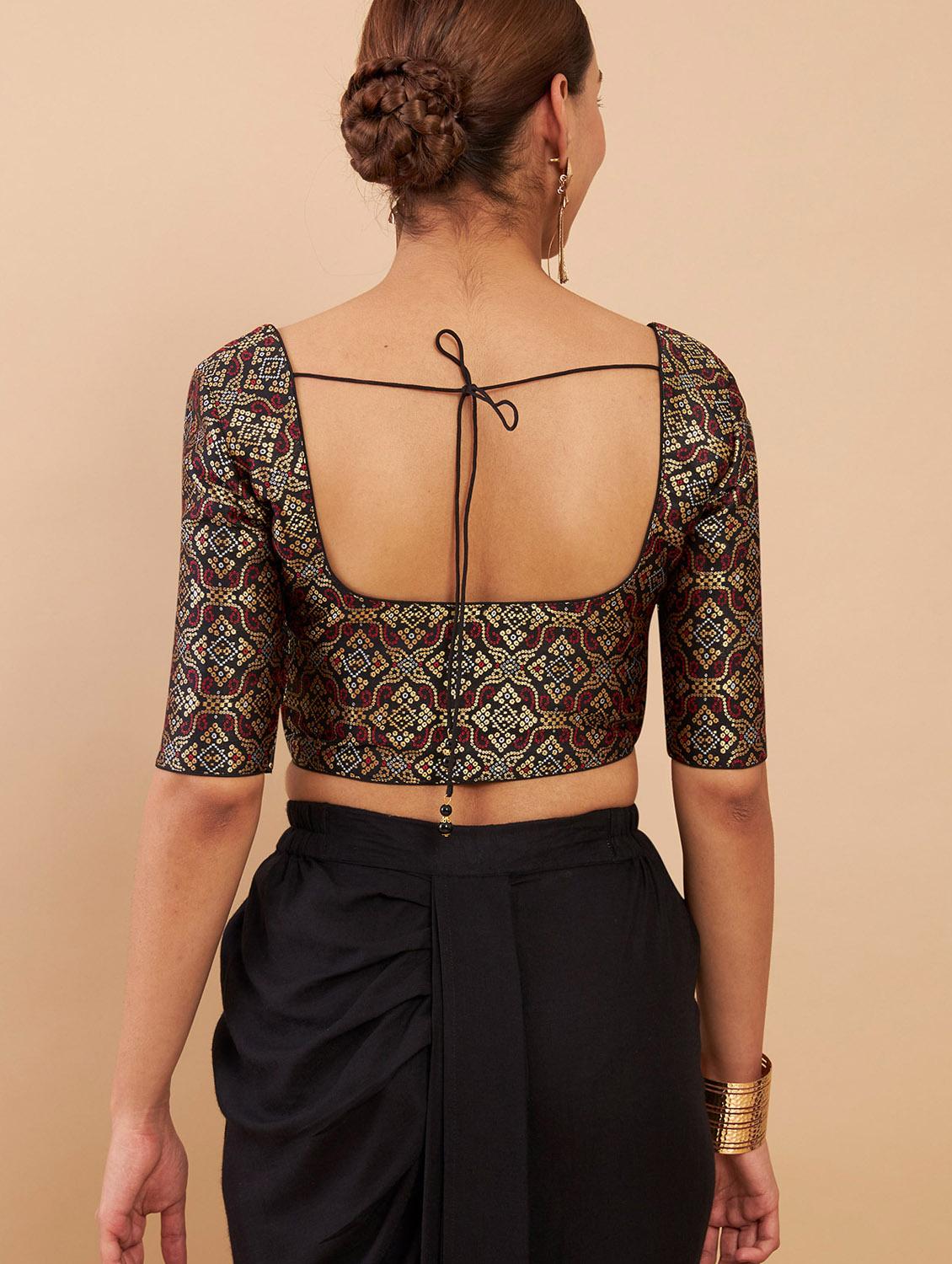 round neck regular blouse - 19658782 - Standard Image - 2