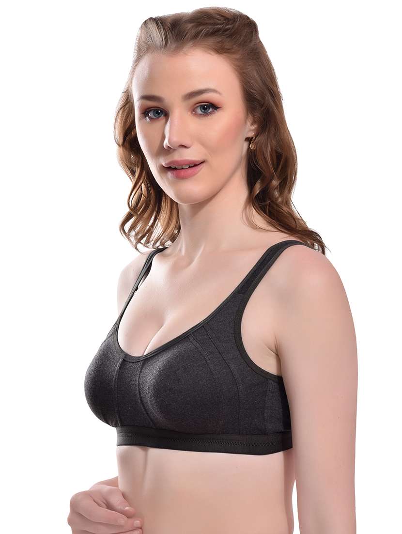 silver hosiery sports bra - 19660341 -  Standard Image - 2