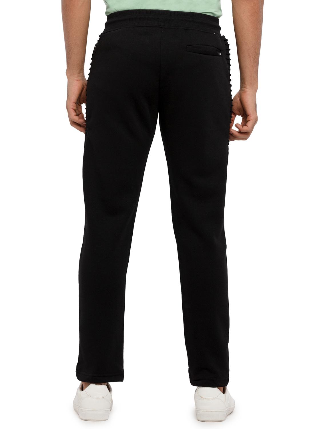 black solid active wear track pant - 19660547 - Standard Image - 2