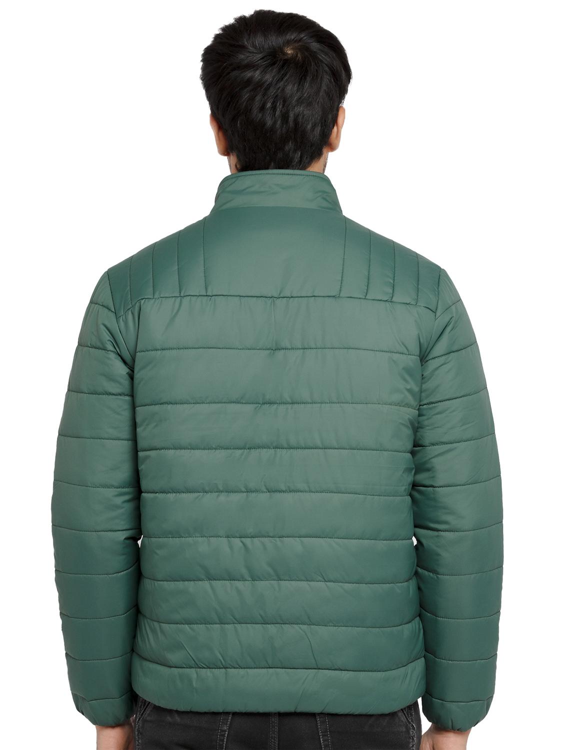 stand collar solid quilted jacket - 19660567 - Standard Image - 2