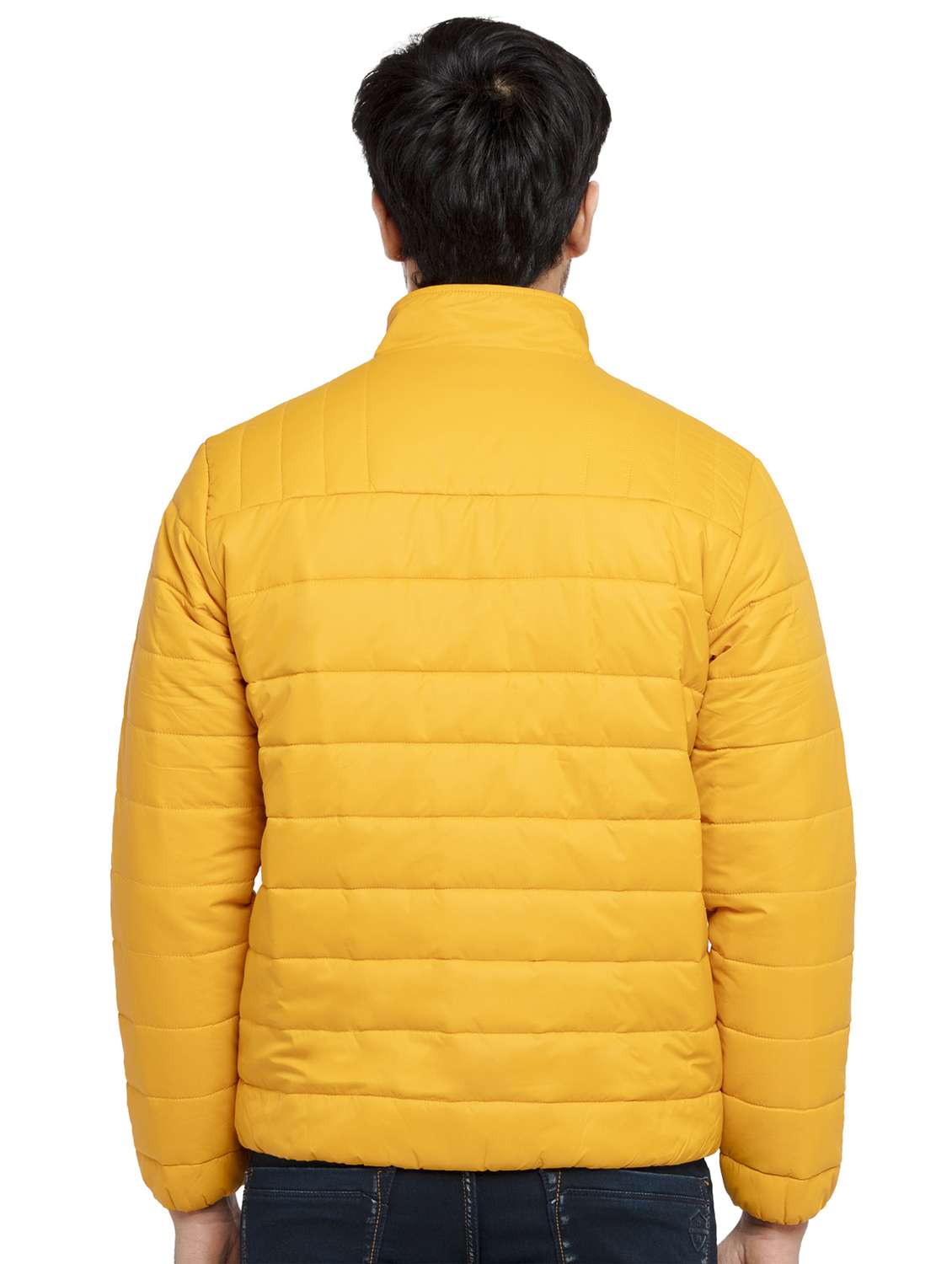 stand collar solid quilted jacket - 19660569 -  Standard Image - 2