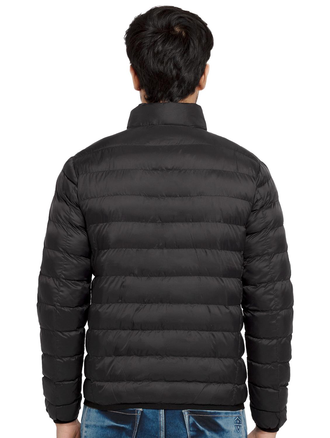 stand collar solid quilted jacket - 19660577 - Standard Image - 2