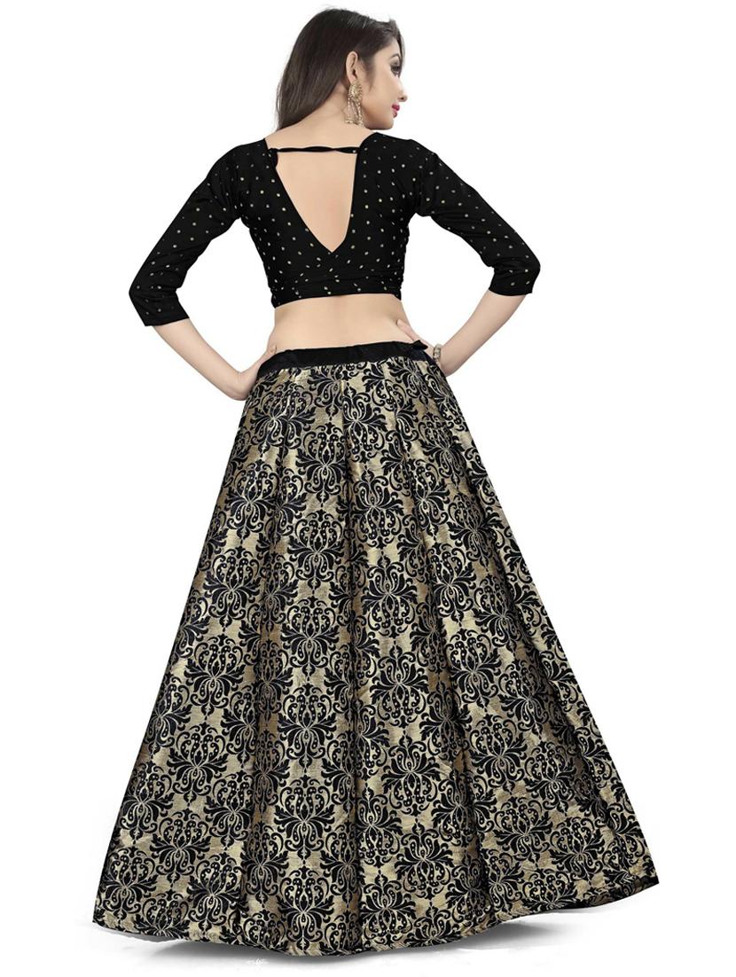 semi stitched lehenga choli with dupatta set - 19660797 - Standard Image - 2