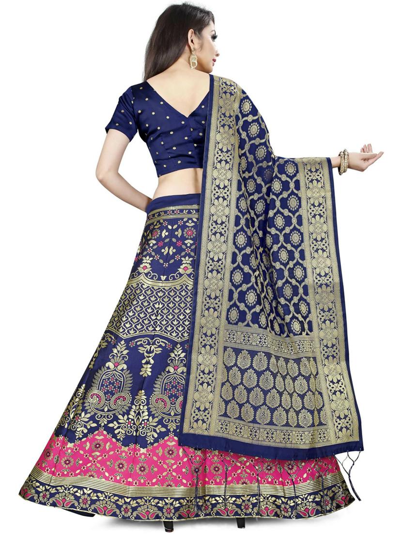 semi stitched lehenga choli with dupatta set - 19660867 - Standard Image - 2