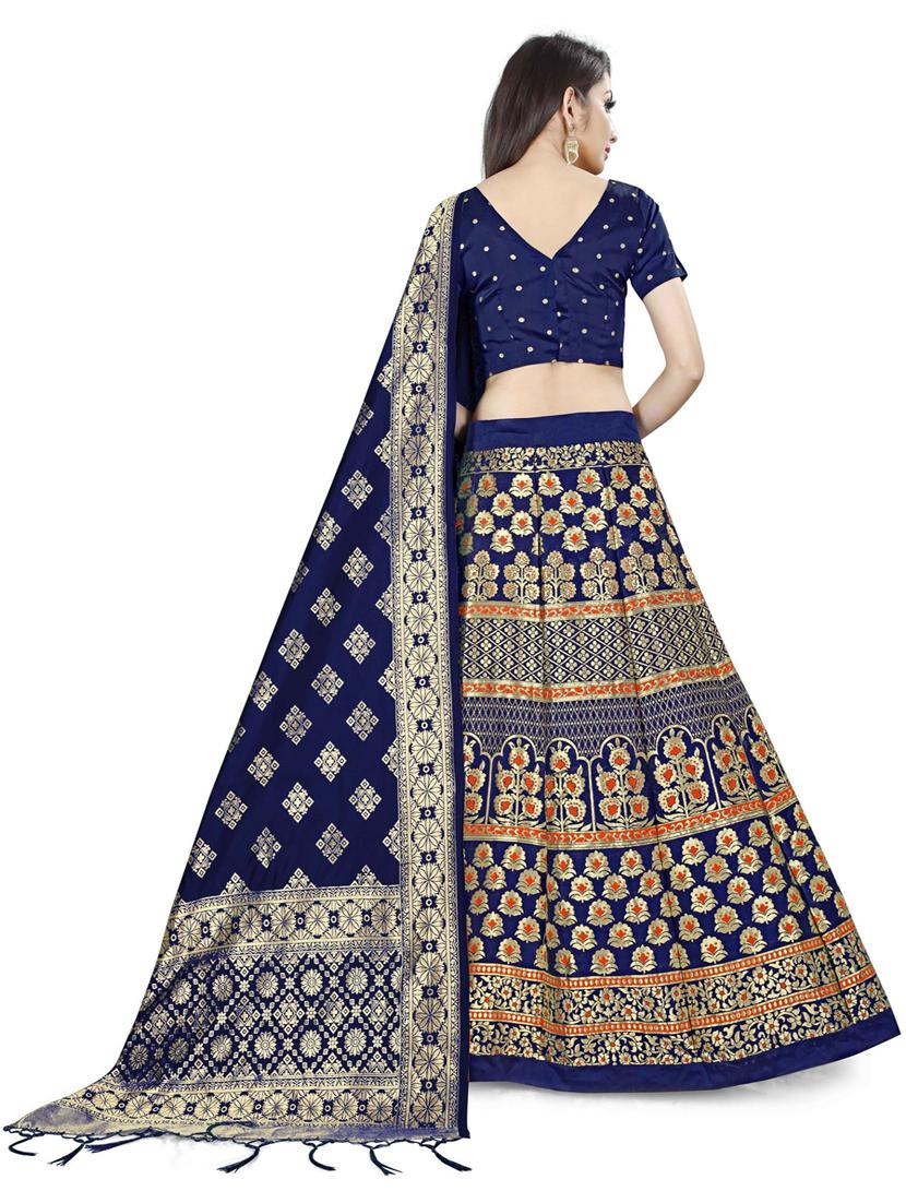 self designed flared semi-stitched lehenga - 19660988 - Standard Image - 2