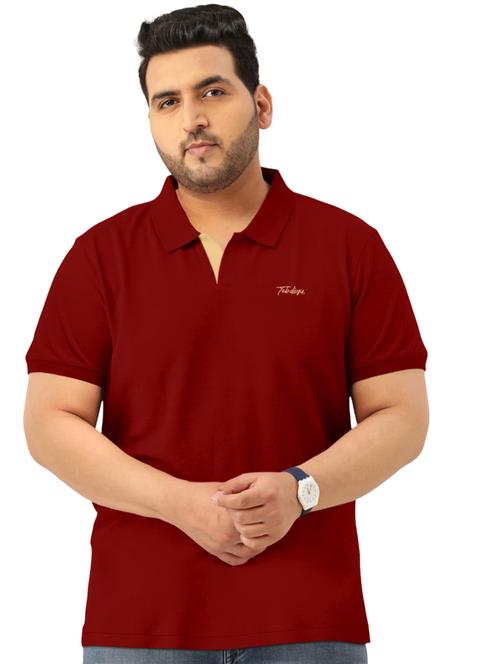 men polo neck solid t-shirt - 19662123 - Standard Image - 0