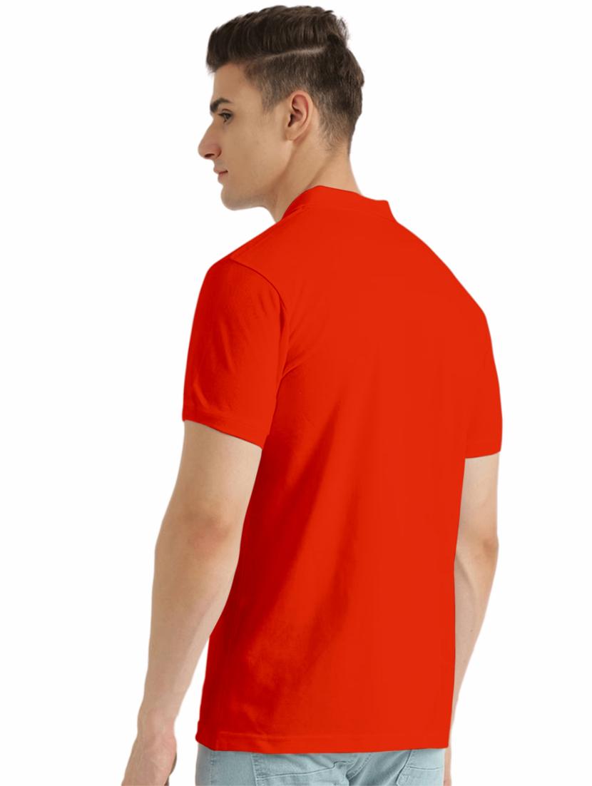 men polo neck solid t-shirt - 19662138 - Standard Image - 2