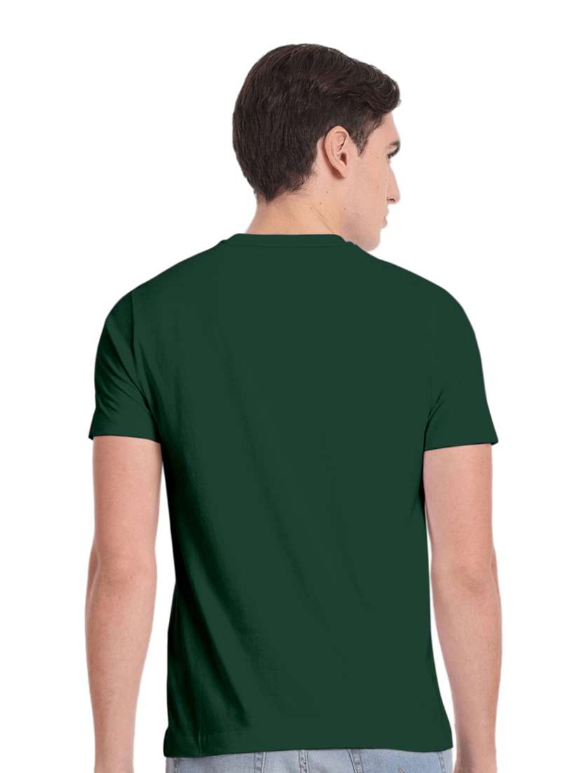 men crew neck colour block printed t-shirt - 19662151 -  Standard Image - 2