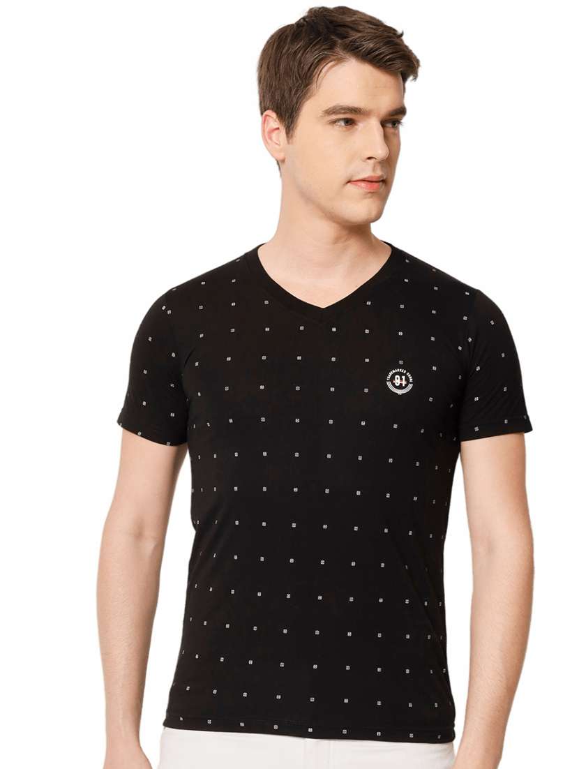 printed cotton casual t-shirt