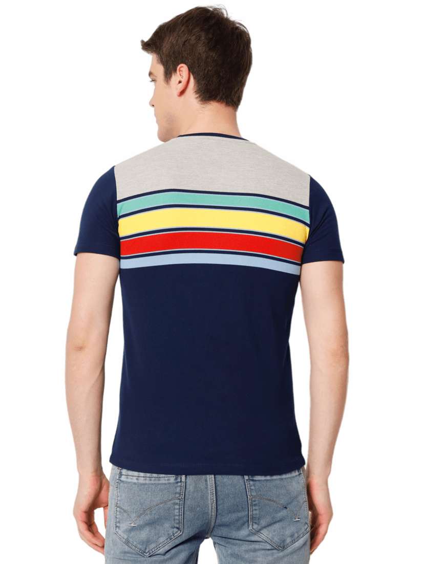 stripes cotton casual t-shirt - 19662200 -  Standard Image - 2