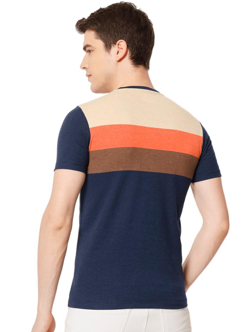 stripes cotton casual t-shirt - 19662207 - Standard Image - 2