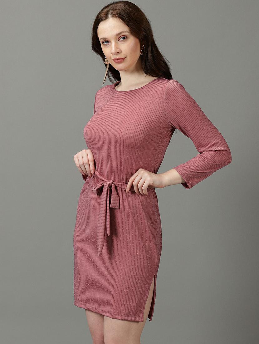 women's sheath striped dress - 19662531 - Standard Image - 2