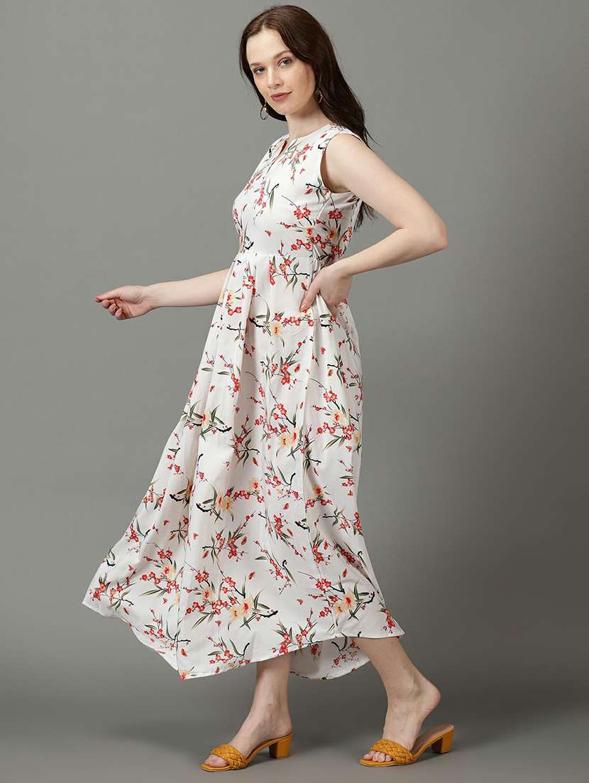 women's fit & flare floral dress - 19662553 -  Standard Image - 2