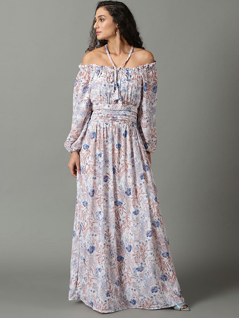 women's fit & flare floral dress - 19662598 -  Zoom Image - 0