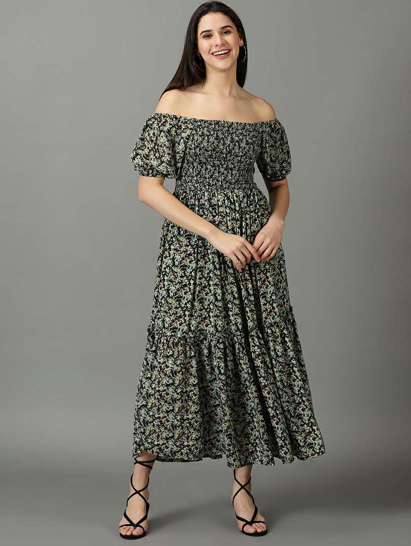 women's tiered dress floral dress - 19662614 - Zoom Image - 0