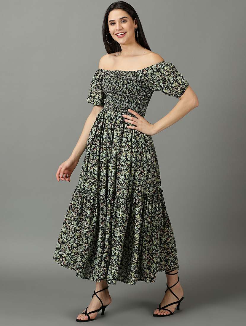 women's tiered dress floral dress - 19662614 - Standard Image - 2