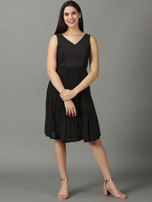 women's fit & flare paisley dress - 19662619 -  Standard Image - 0