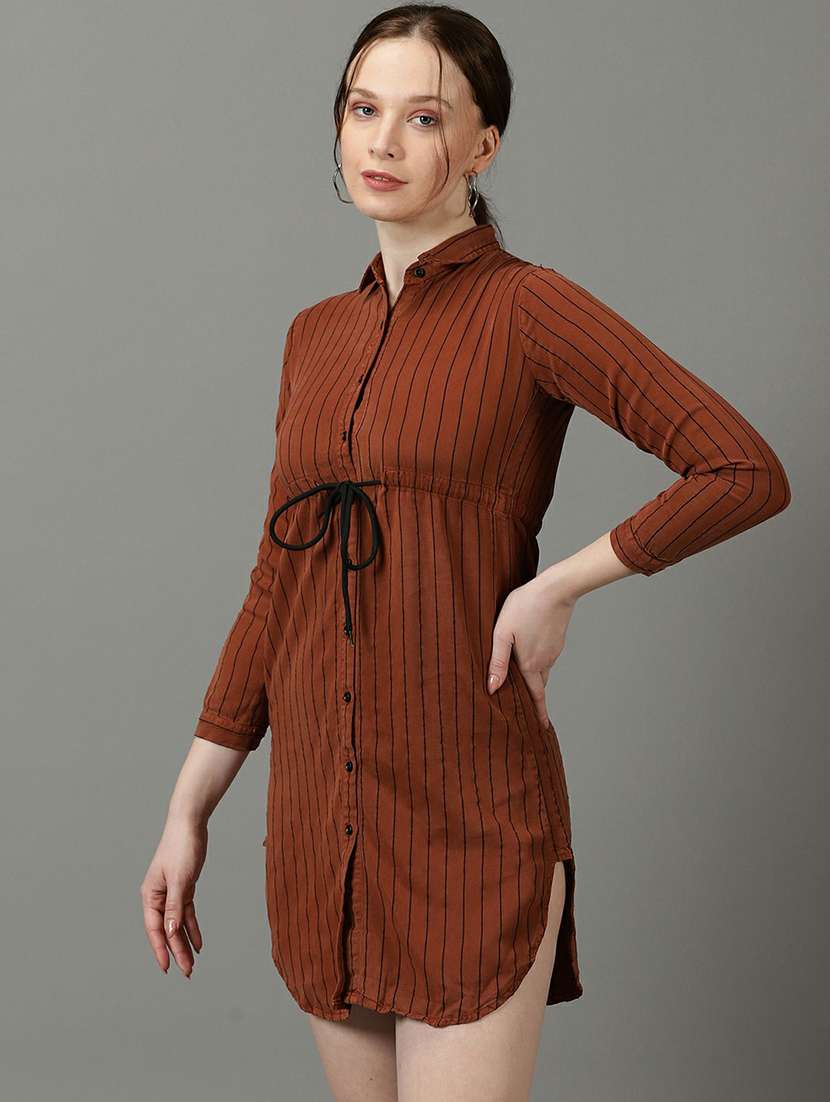 women's shirt striped dress - 19662679 -  Standard Image - 2