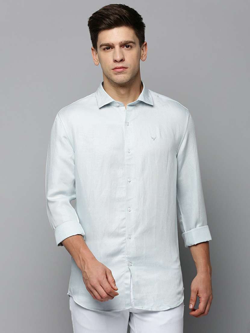 mens solid casual shirt