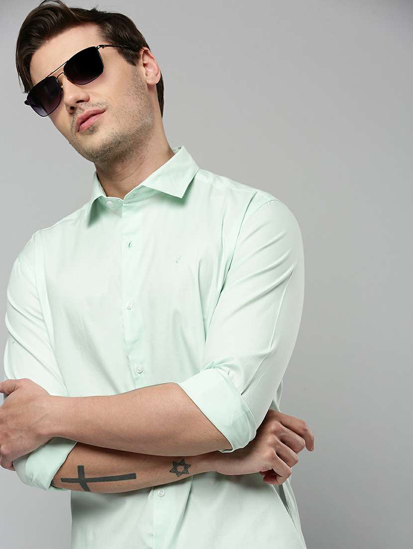 mens solid casual shirt - 19662727 -  Standard Image - 7
