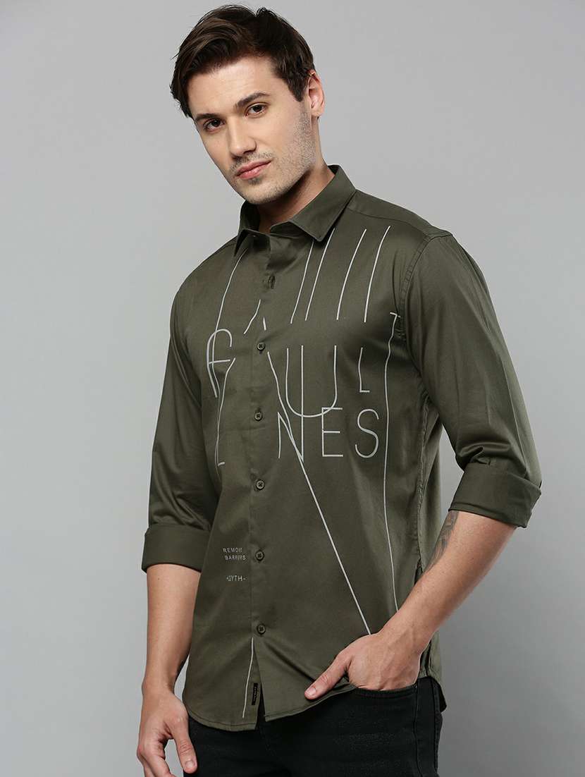 mens typography casual shirt - 19662780 -  Standard Image - 2