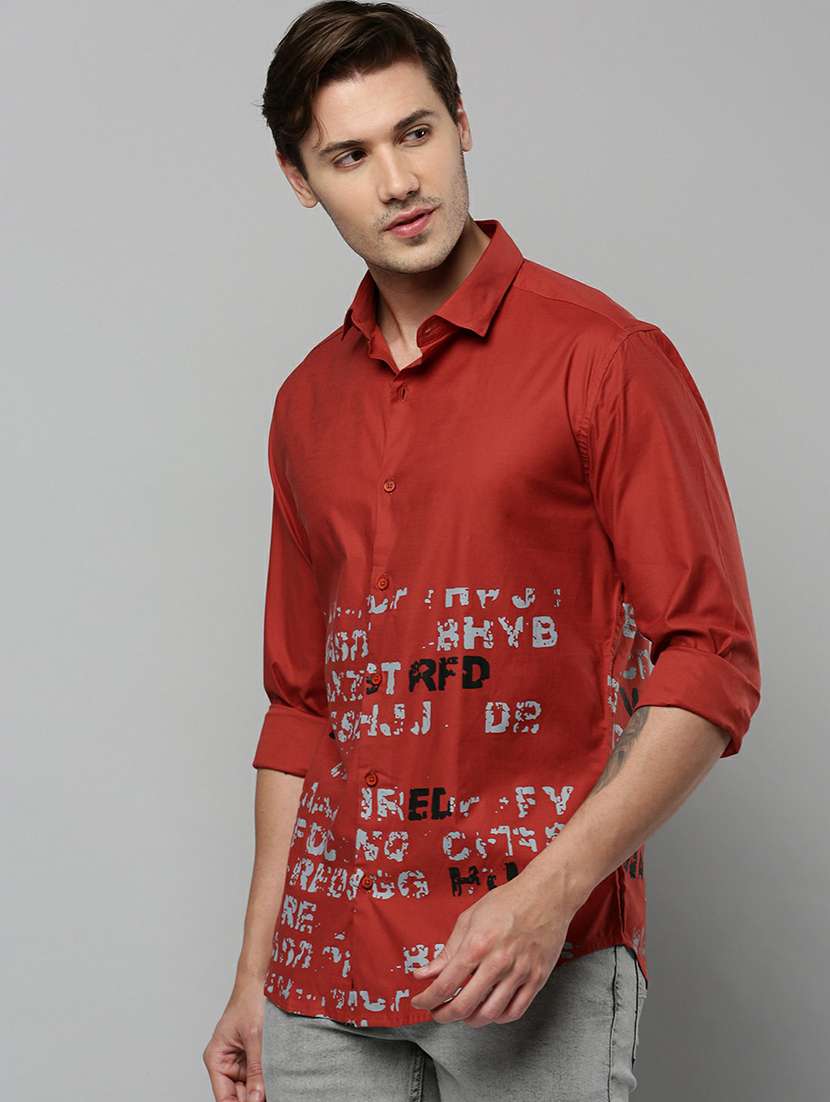 mens typography casual shirt - 19662783 -  Standard Image - 2