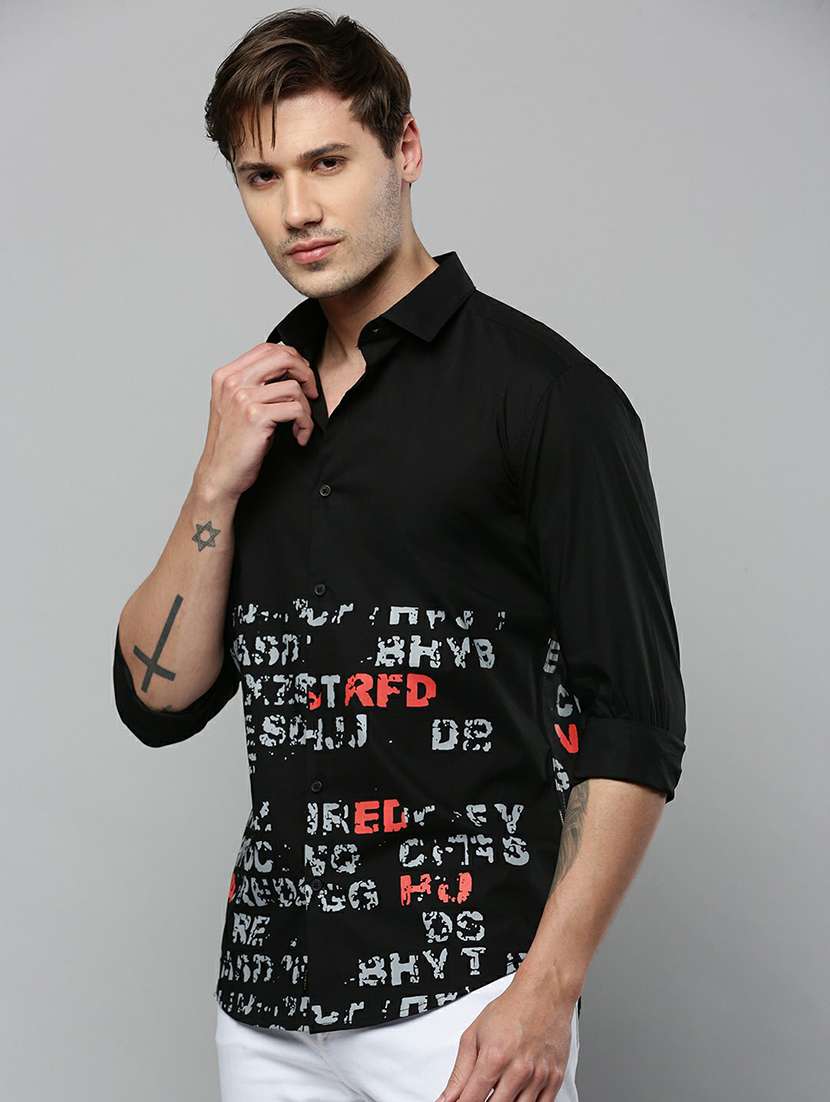 mens typography casual shirt - 19662785 -  Standard Image - 2