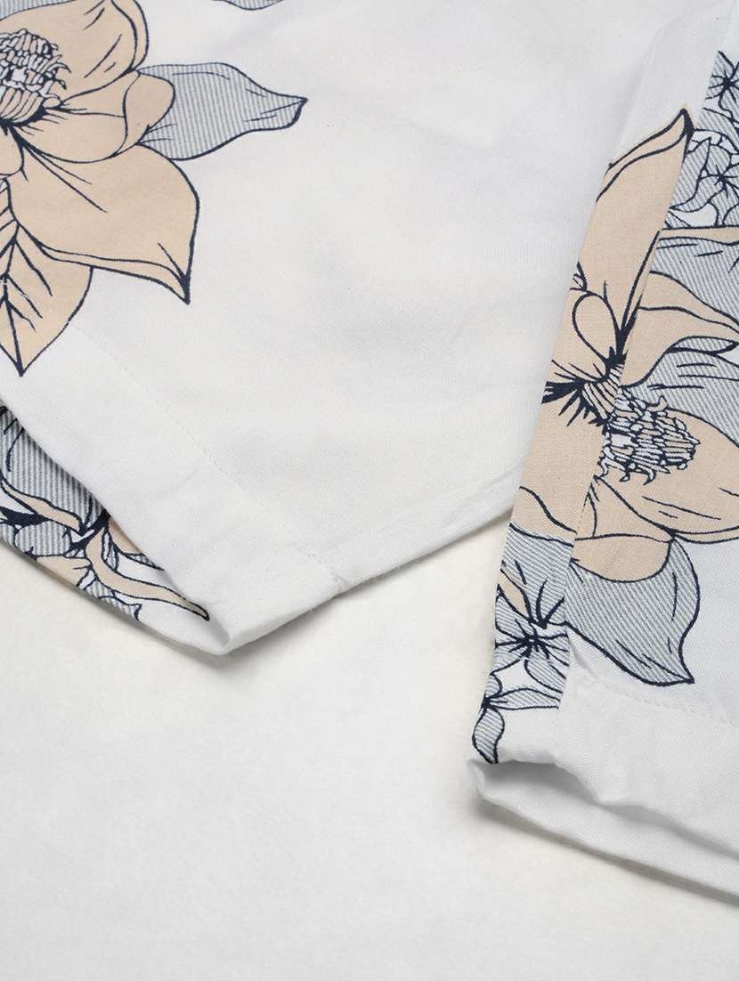 showoff men's short sleeves printed co-ords set - 19662863 -  Standard Image - 7