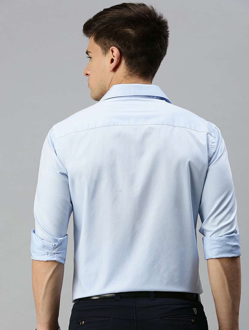 mens solids formal shirt - 19662901 -  Standard Image - 2