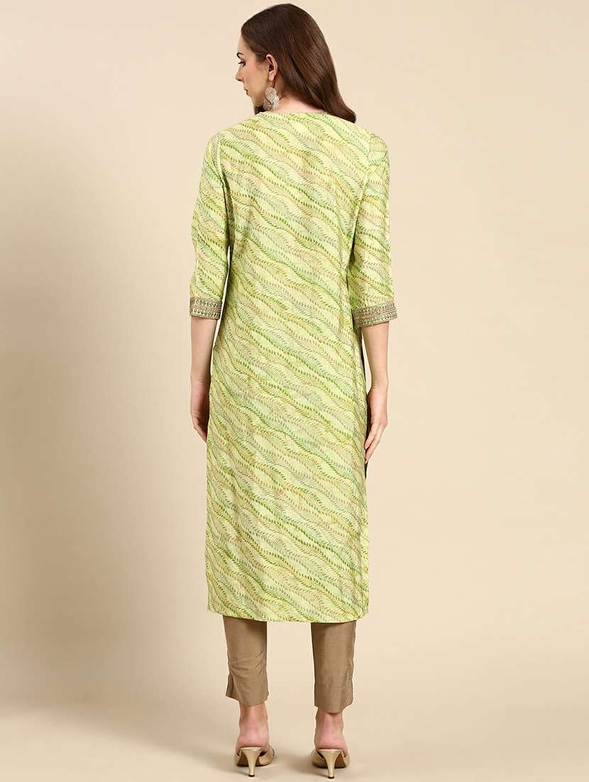 women's straight kurta - 19664985 -  Standard Image - 2
