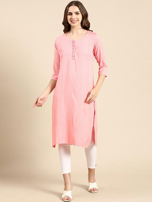 women's straight kurta - 19665013 - Standard Image - 0