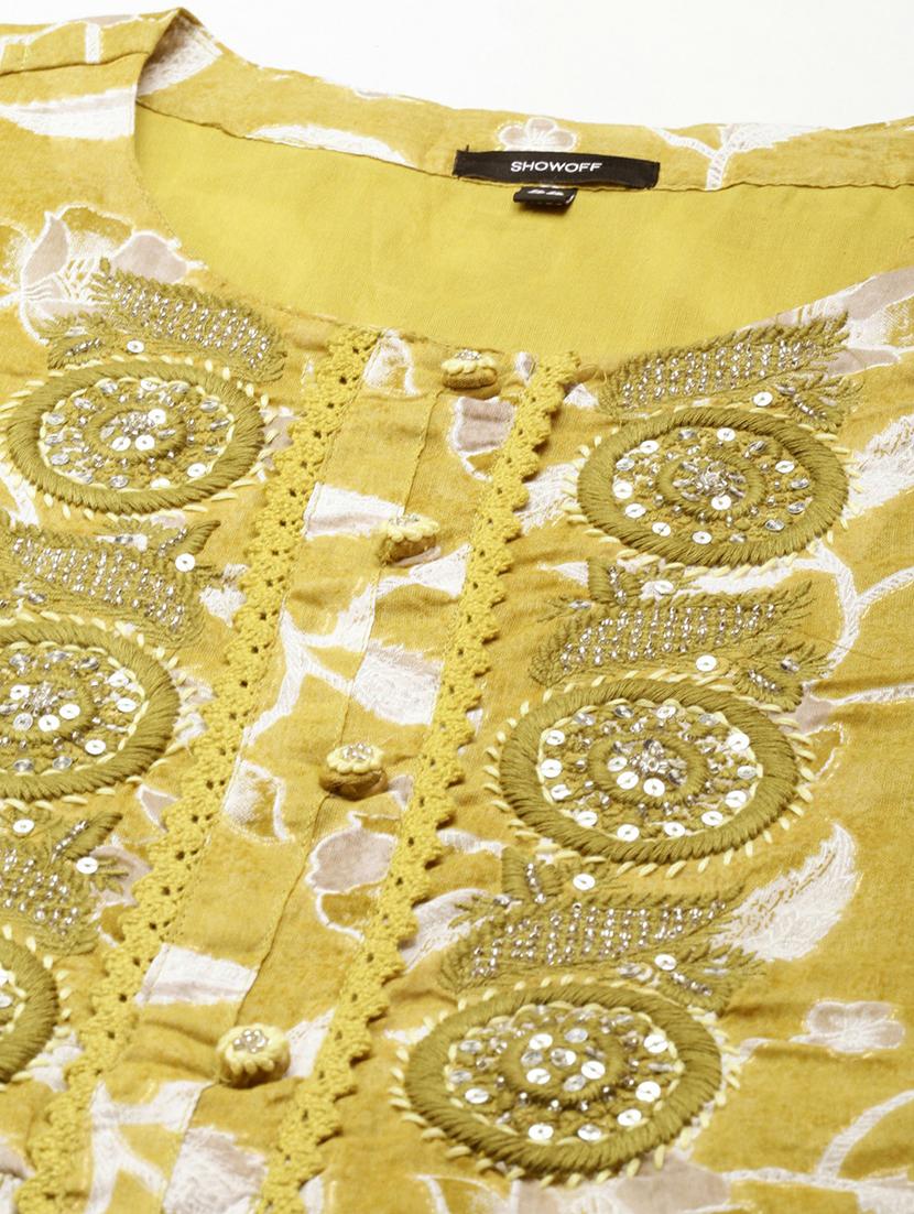 women's flared kurta - 19665040 - Standard Image - 7