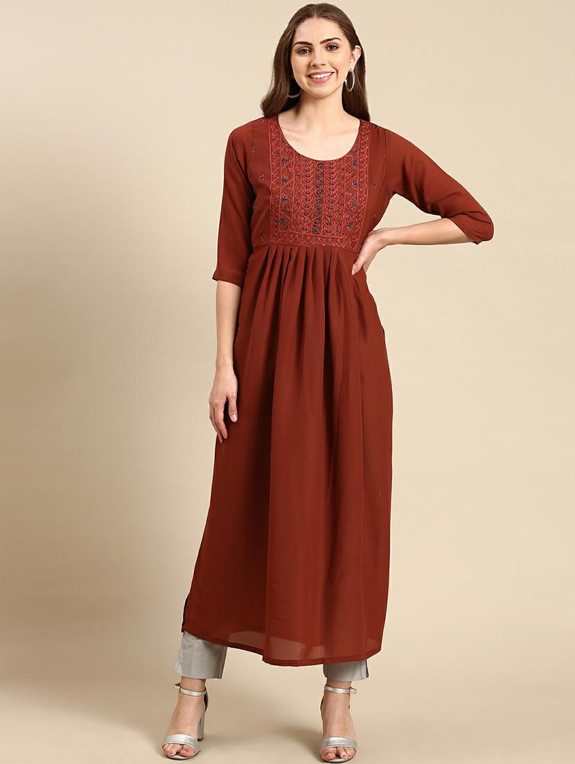 women's flared kurta