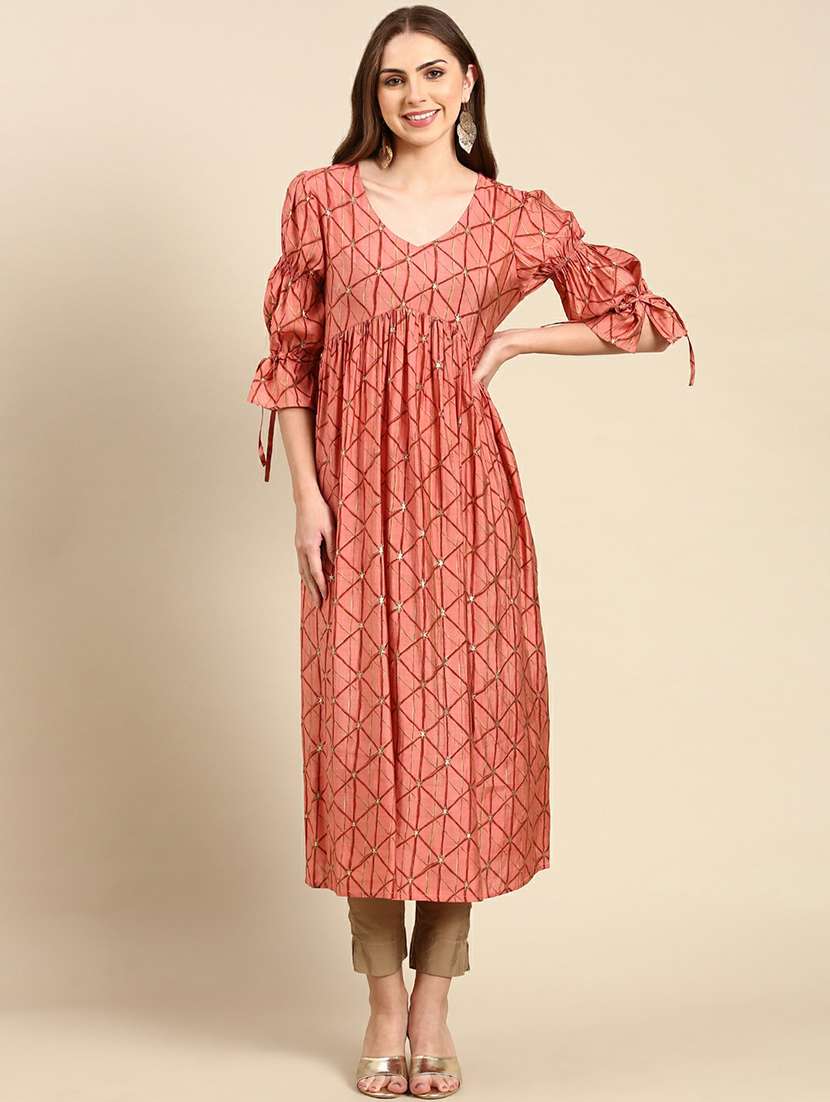 women's flared kurta