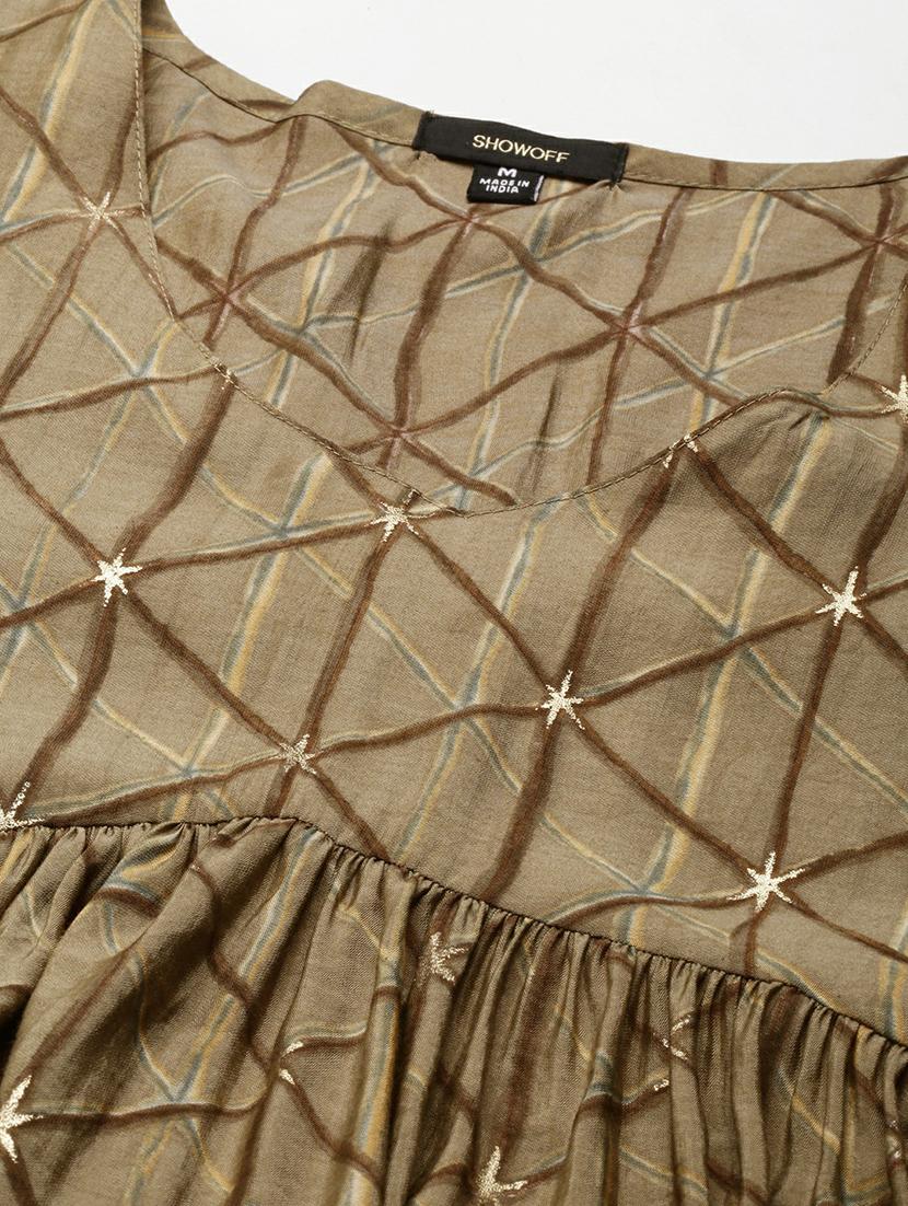 women's flared kurta - 19665062 - Standard Image - 7