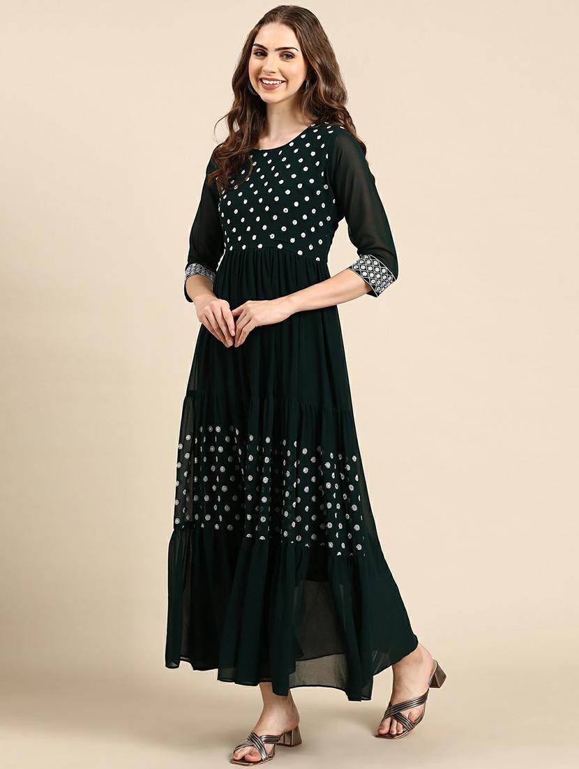 women's tiered kurta - 19665073 - Standard Image - 2