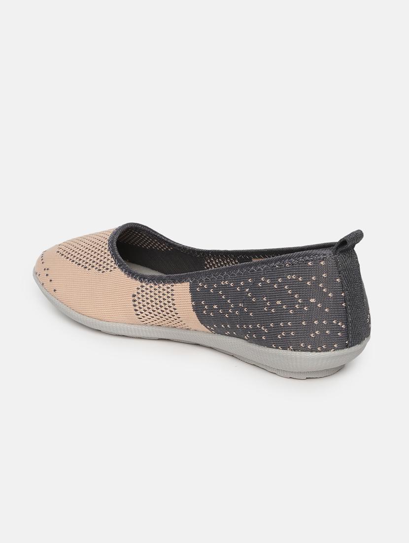 orange fabric slip on ballerina - 19665768 - Standard Image - 2