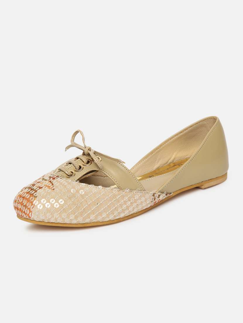 women beige slip on ballerina - 19665792 - Standard Image - 2
