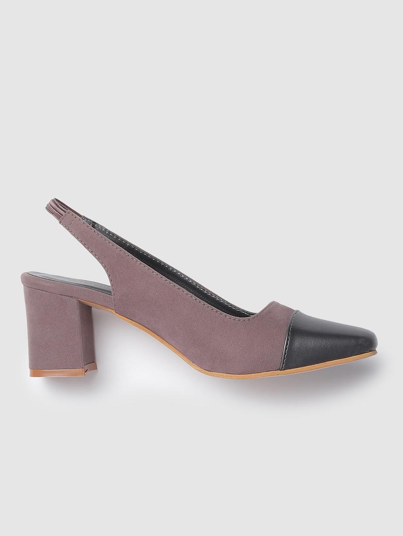 grey suede back strap sandals - 19665886 - Zoom Image - 0