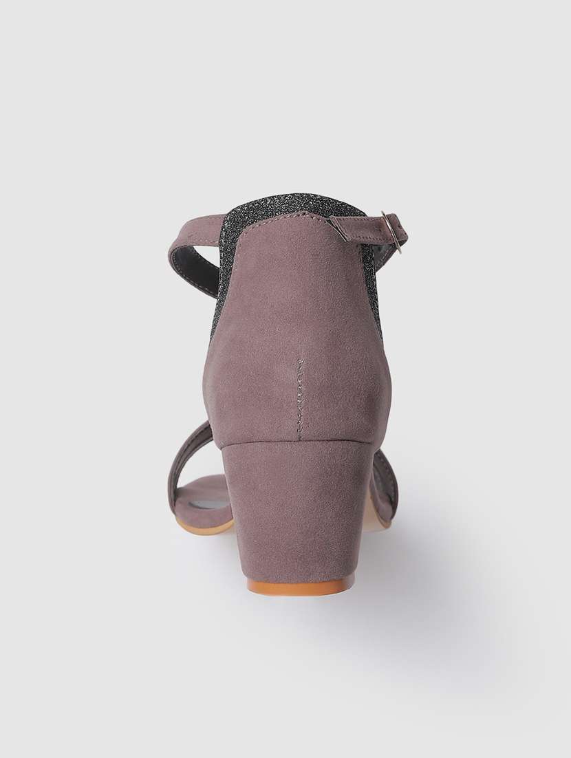 grey suede back strap sandals - 19665893 -  Standard Image - 2