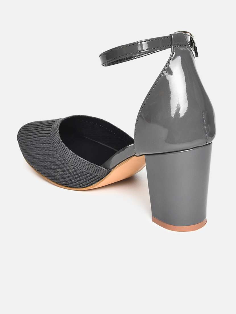 grey mesh back strap sandals - 19665913 -  Standard Image - 2