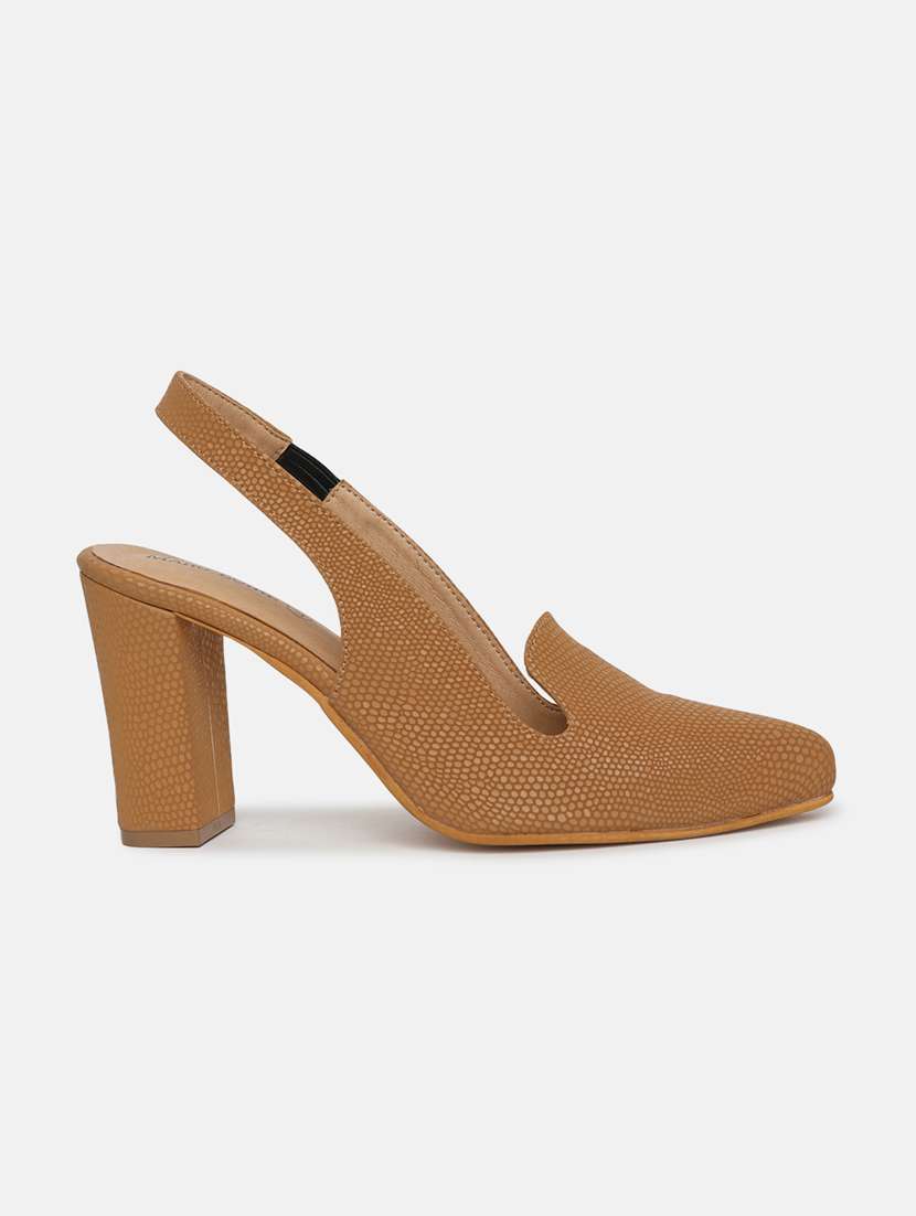 beige tpu back strap sandals - 19665978 - Standard Image - 2