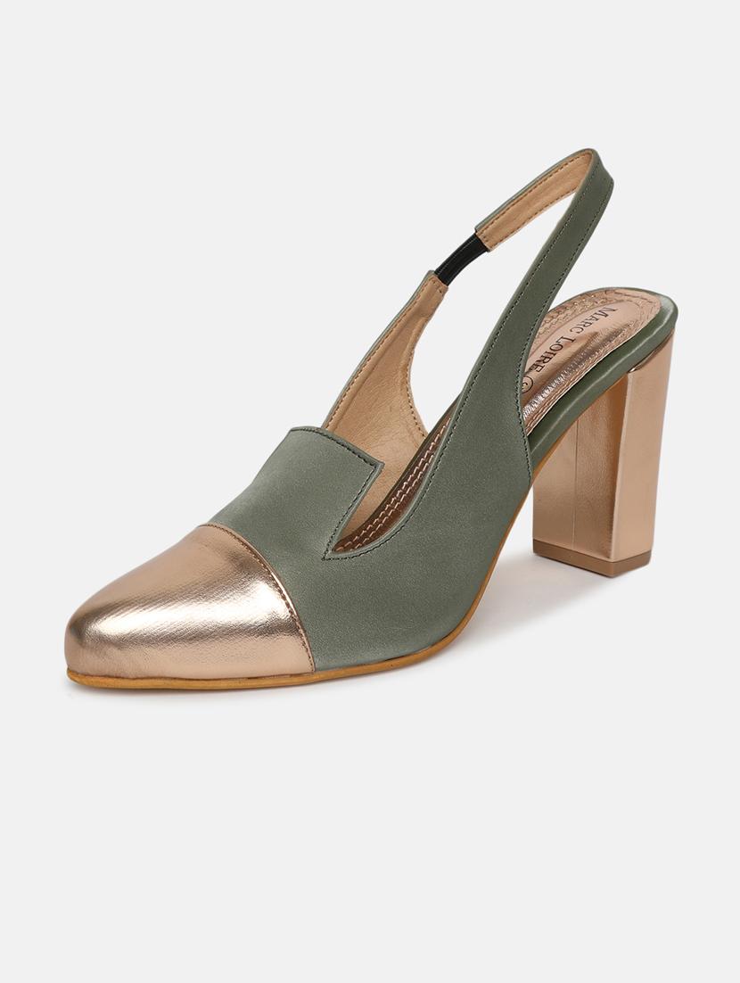 green tpu back strap sandals - 19665980 - Standard Image - 2