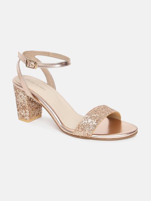 golden ankle strap sandal - 19666049 -  Standard Image - 0