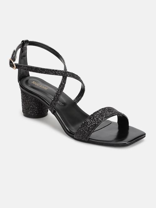 black ankle strap sandal - 19666058 -  Standard Image - 0