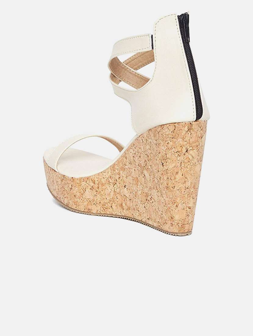 marc loire women cream wedges - 19666085 -  Standard Image - 2