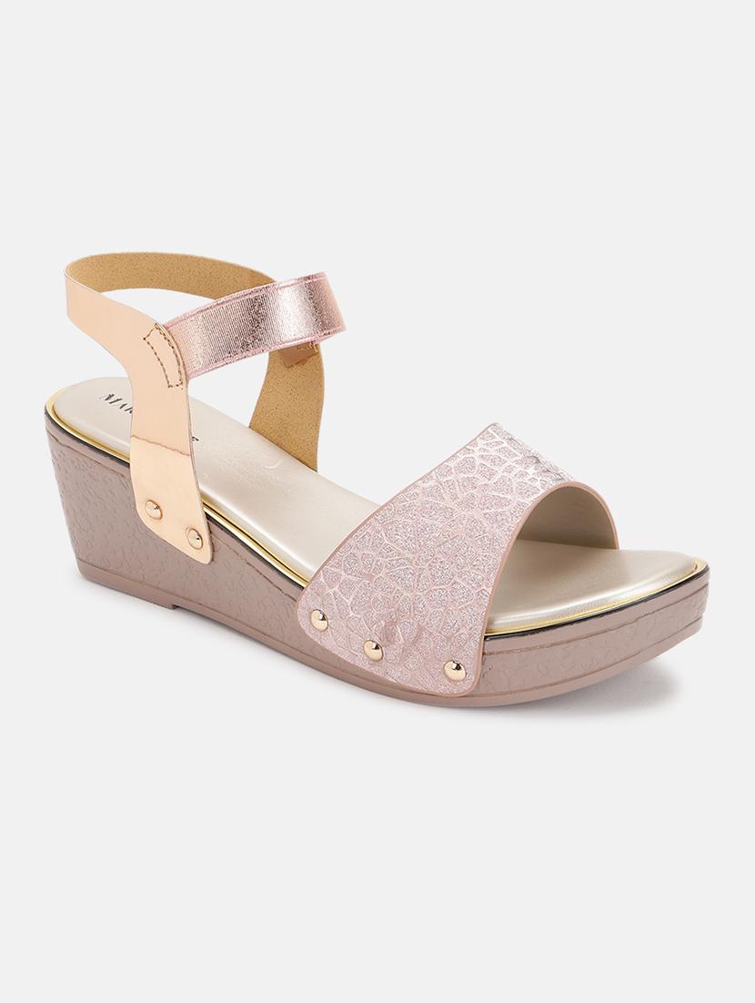 marc loire women copper solid wedge heels - 19666088 -  Zoom Image - 0