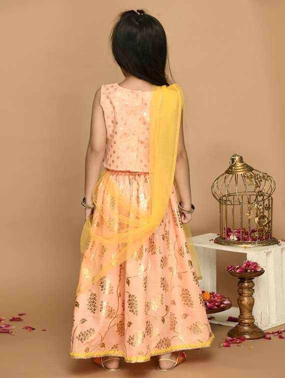 girl lehenga choli with dupatta - 19666283 - Standard Image - 2